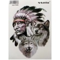 SAMOLEPÍCÍ DEKORY indian s vlky 35 x 50 cm 1/09102 SAMOLEPÍCÍ DEKORY indian s vlky 35 x 50 cm 1/09102