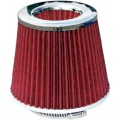 Filtr sportovní vzduchový červený + redukce 60-90mm 75-21