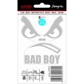 Samolepící dekory bad boy stříbrný 1/02470