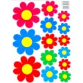 SAMOLEPÍCÍ DEKORY květy barevné 26X36cm 1/09325