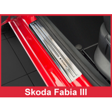 Ochranné prahové lišty Škoda Fabia III 2014-> "exclusive" 4ks 2/19014