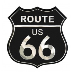 Samolepicí dekory alu znak route 66 2/33351