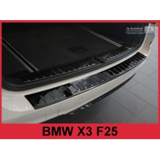 Ochranná lišta hrany kufru BMW X3 F25 facelift 2014-2017 černá 2/51018