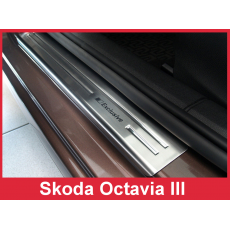 Ochranné prahové lišty Škoda Octavia III 2013-> "exclusive" 4ks 2/19210