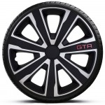 Kryty kol 15" gtr carbon stříbrno černé - 4ks 25306