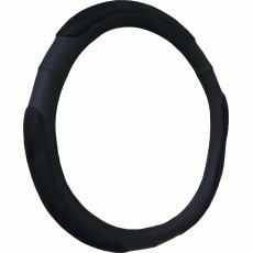 Potah na volant - pryžový se semišovými polštářky černý 25-72