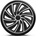 Kryty kol 16" turbo stříbrno černé - 4ks 27340