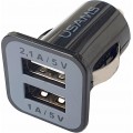 Usb adaptér 12/24V černý 38-96