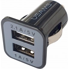 Usb adaptér 12/24V černý 38-96