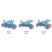 Kolečkové brusle soft boot 3v1 rozměr 30-33 stitch 59407