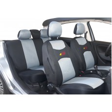 Autopotahy 4 car seat toledo I 1999-2005 s dělenou zadní sedačkou šedé 70065-6