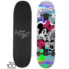 Skateboard dřevěný max.100kg minnie amazing holo 59197