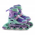 Kolečkové brusle soft boot 3v1 rozměr 30-33 ledové království 59405