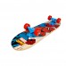 Skateboard dřevěný max.50kg spiderman 59941