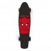 Skateboard plastový max.50kg spiderman černý 59967
