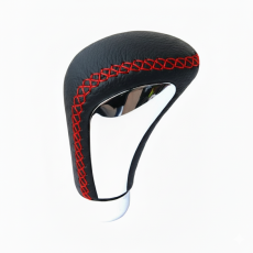 Rukojeť řadicí páky kožená sew červený 61-55