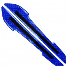 Samolepící dekory na zrcátka-reflexní modré 63-46