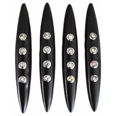 Chrániče hran dveří černé 63-59