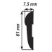 Samolepicí ozdobná lišta 4M 61x7,5mm 64-16