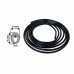 Samolepící ozdobná lišta nasunovací 3m 8x6mm černá 64-28