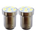 Žárovky led BA 15S bílé 12V 6 SMD LED 70-03