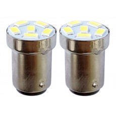 Žárovky led BA 15S bílé 12V 6 SMD LED 70-03