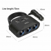 Roztrojka s kabelem +  usb-c- 3,1A 120W 72-05