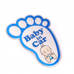 Samolepící dekory metal baby in car modrý 88-46