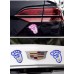 Samolepící dekory metal baby in car růžový 88-47