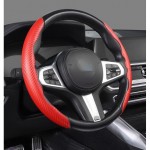 Potah na volant carbon červený 91-06