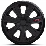 Kryty kol 16" gtr carbon černé - 4ks 26307