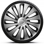 Kryty kol 17" sepang carbon stříbrno černé  - 4ks 28332